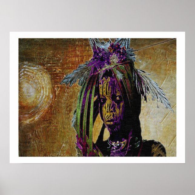 Guardian of the Wild: African Jungle Boy Poster (Front)