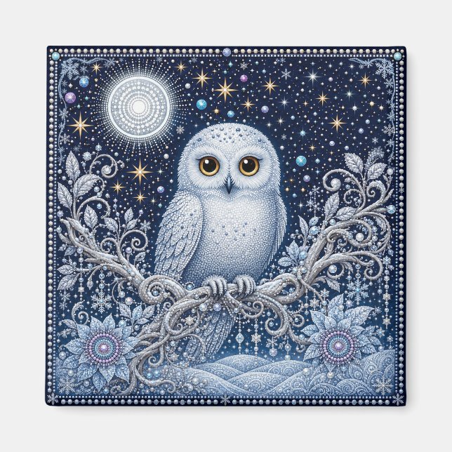 Guardian of Winter Night Magnet (Front)