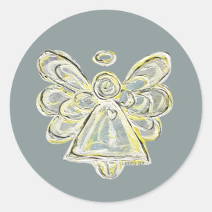 Guardian Silver White Angel Custom Decal Stickers
