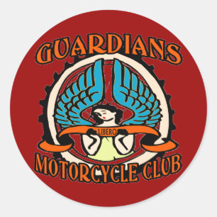 Guardians Motorcycle Club Classic Round Sticker