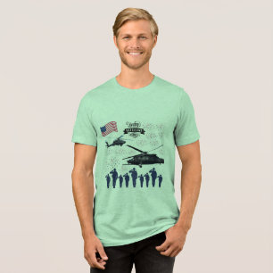 Guardians of Freedom green Tri-Blend Shirt