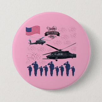 Guardians of Freedom pink 7.5 Cm Round Badge