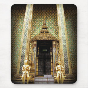 Guardians Of The Golden Palace Thailand Photo Mouse Mat