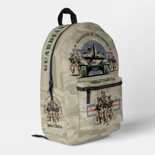 Guardians of The Nation   Printed Backpack