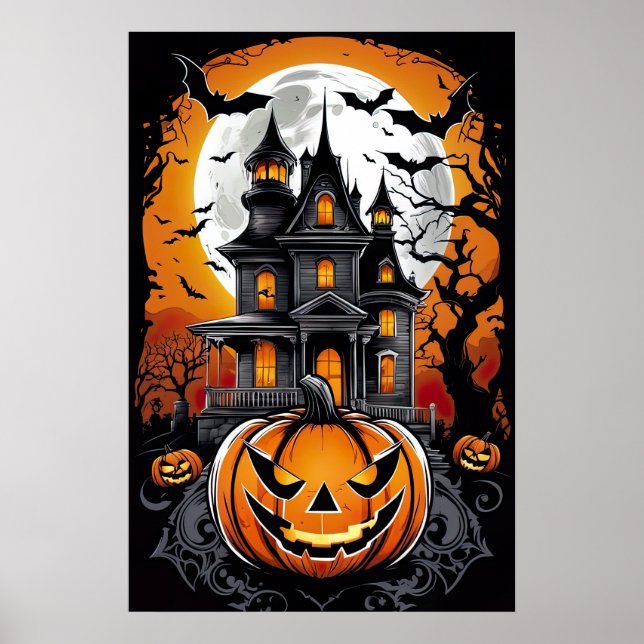 Guardians of the Night, Spooky Pumpkins Poster (Front)
