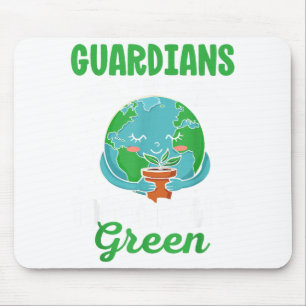 Guardians Of Tomorrows Green Save The Planet Earth Mouse Mat