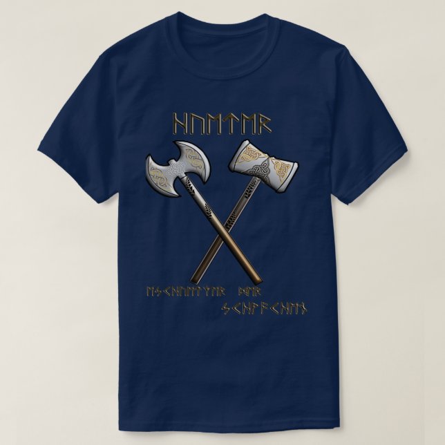 Guardianx27s Ax and Hammer T-Shirt (Design Front)