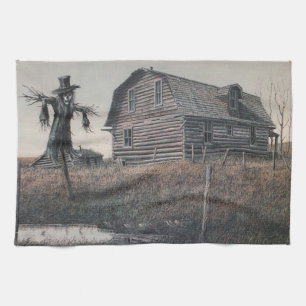 Guarding the Past Tea Towel