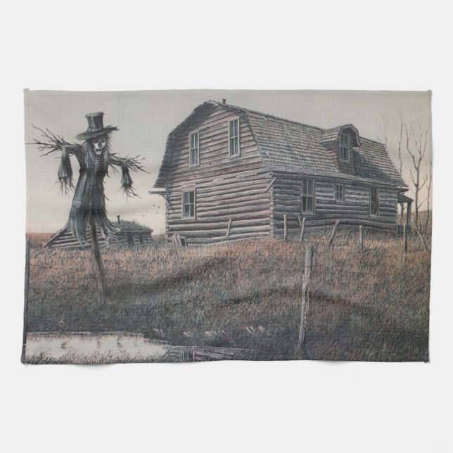 Guarding the Past Tea Towel (Horizontal)