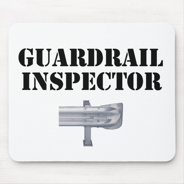 Guardrail Inspector! Mouse Mat (Front)