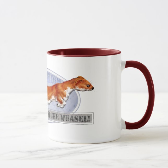 Guards, release the weasel! mug (Right)
