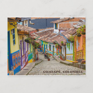 Guatapé, Colombia Colourful Street Postcard