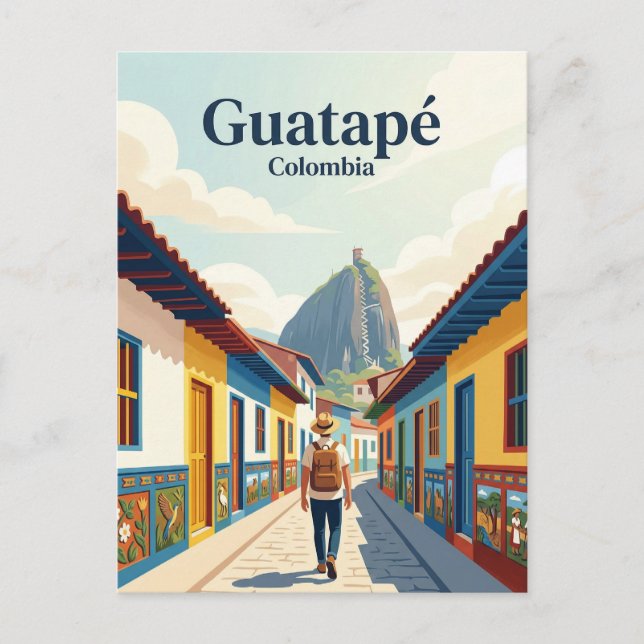 Guatapé Colombia Postcard (Front)