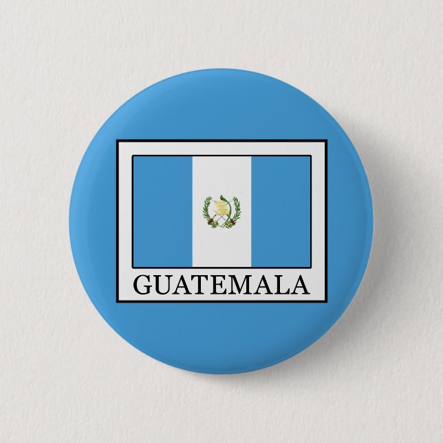 Guatemala 6 Cm Round Badge (Front)