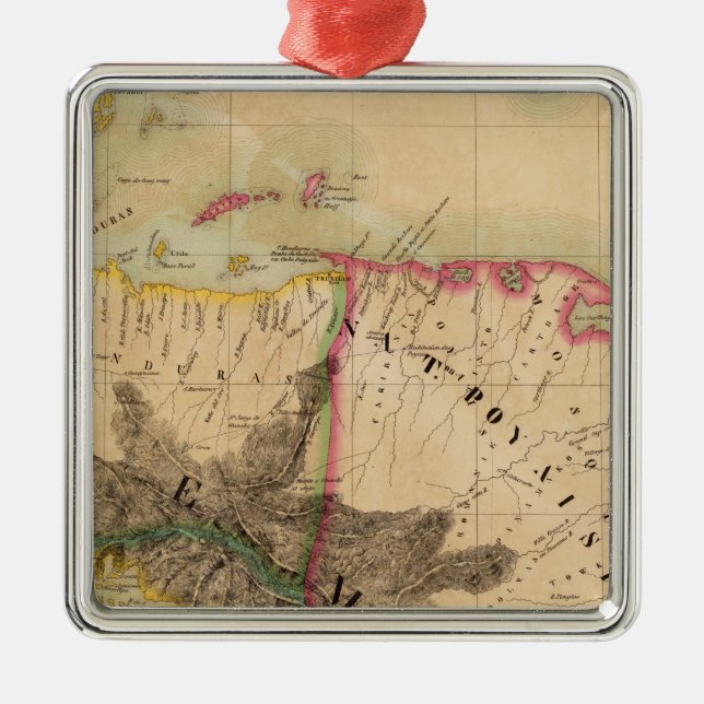 Guatemala 72 metal tree decoration (Front)