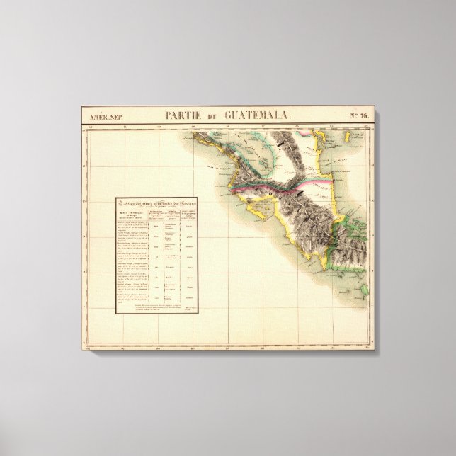 Guatemala 76 canvas print (Front)