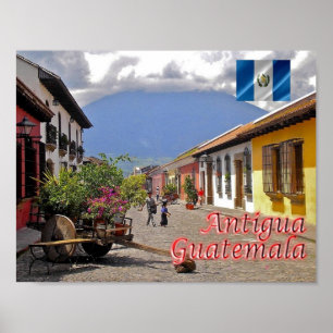 Guatemala - Antigua - Calle del Arco - Poster