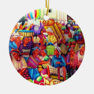 Guatemala Art Ornament