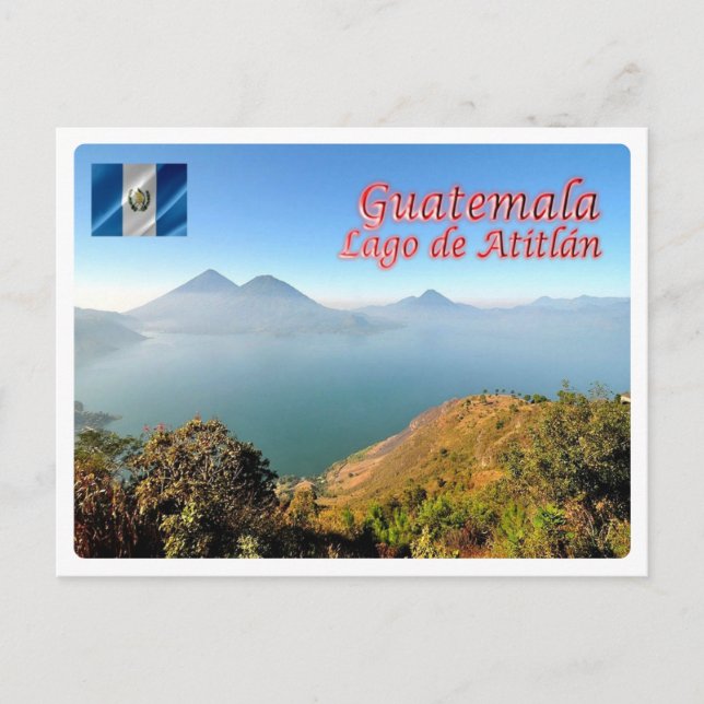 Guatemala - Atitlán Lake - Postcard (Front)