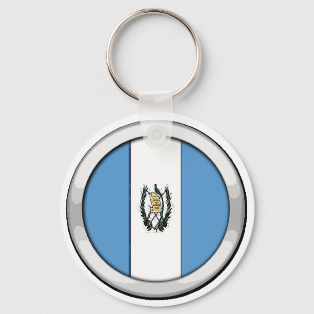 Guatemala Badge Key Ring (Front)