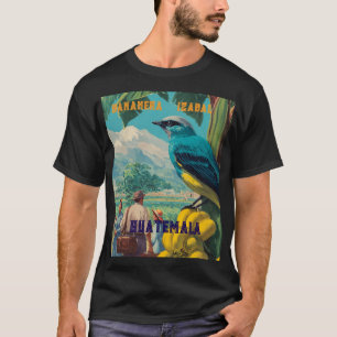 GUATEMALA, BANANERA IZABAL Retro poster T-Shirt