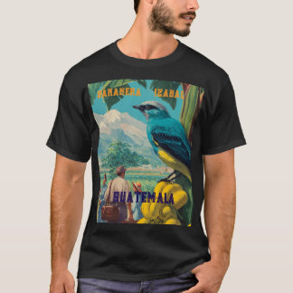 GUATEMALA, BANANERA IZABAL Retro poster T-Shirt
