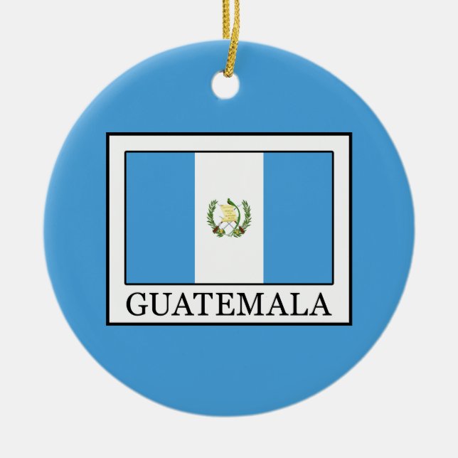 Guatemala Ceramic Tree Decoration (Front)