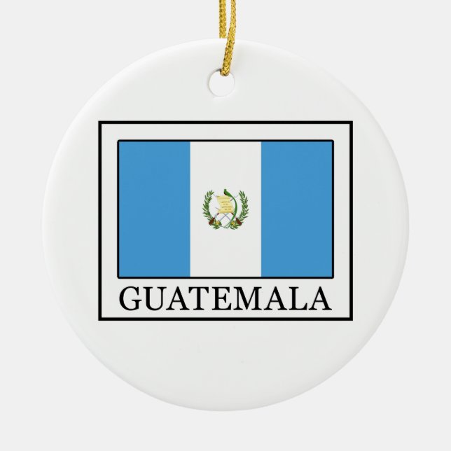 Guatemala Ceramic Tree Decoration (Front)