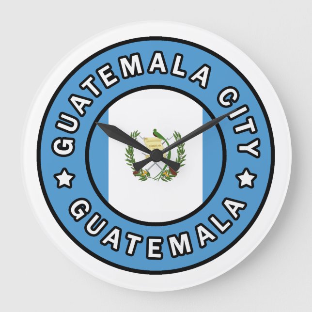 Guatemala City Guatemala Large Clock (Front)