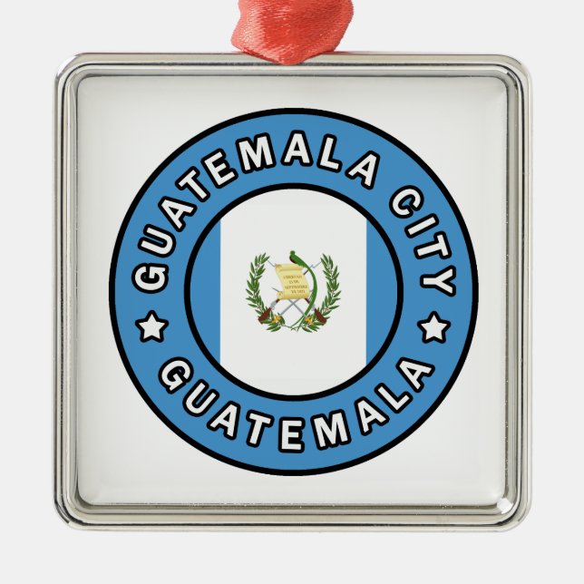 Guatemala City Guatemala Metal Tree Decoration (Front)