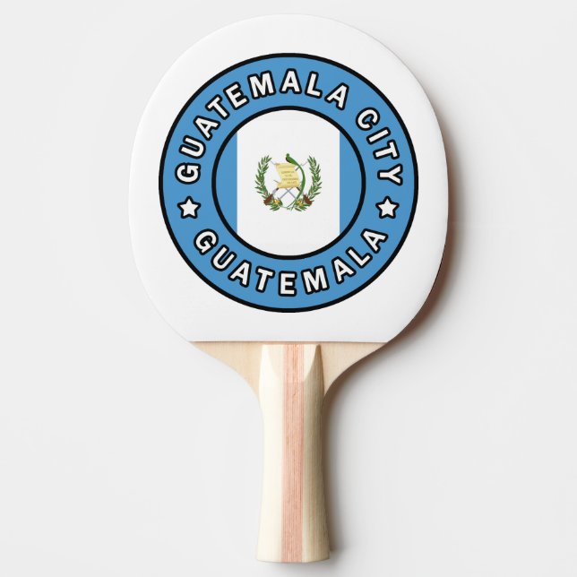 Guatemala City Guatemala Ping Pong Paddle (Front)