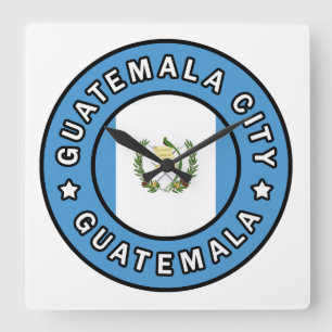 Guatemala City Guatemala Square Wall Clock