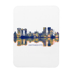Guatemala City Skyline Magnet