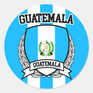 Guatemala Classic Round Sticker