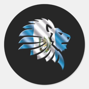 Guatemala Classic Round Sticker