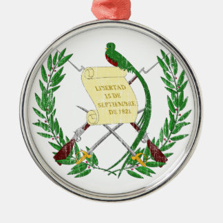 Guatemala Coat Of Arms Metal Tree Decoration