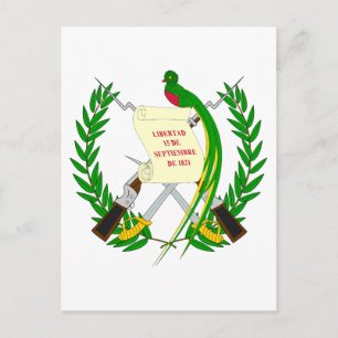 Guatemala Coat of Arms Postcard