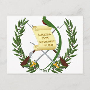 Guatemala Coat of Arms Postcard