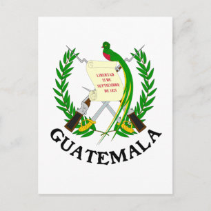 GUATEMALA - emblem/flag/coat of arms/symbol Postcard