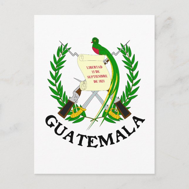 GUATEMALA - emblem/flag/coat of arms/symbol Postcard (Front)