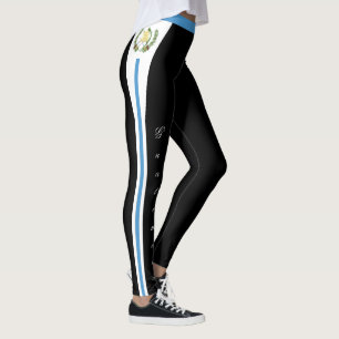 Guatemala fashion leggings, Guatemalan Flag /sport Leggings