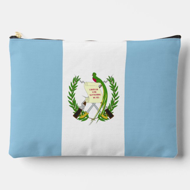Guatemala flag accessory pouch (Front)