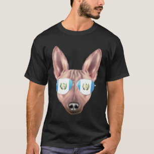 Guatemala Flag American Hairless Terrier Guatemala T-Shirt