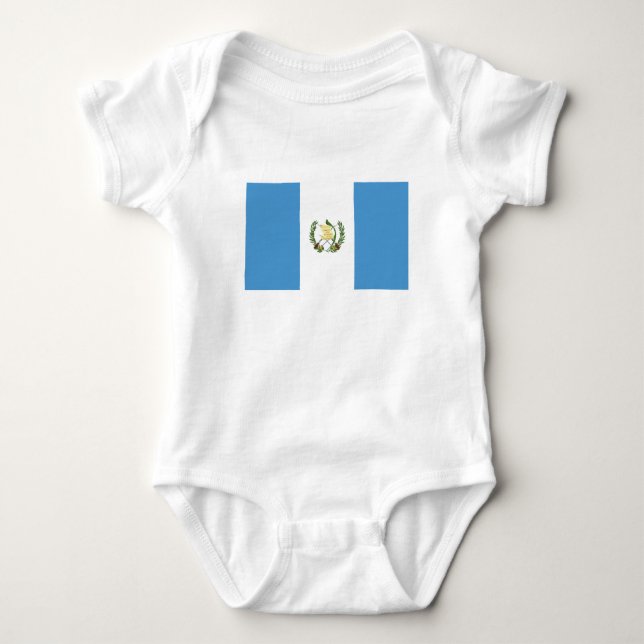 Guatemala Flag Baby Bodysuit (Front)