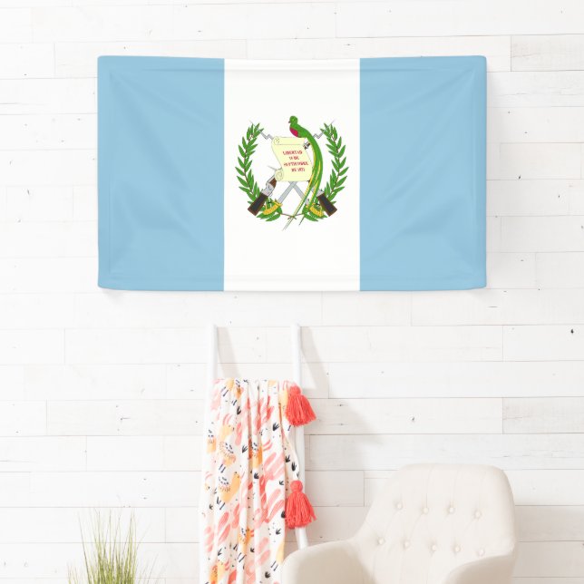 Guatemala flag banner (Insitu)