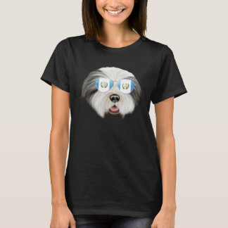 Guatemala Flag Bearded Collie Dog Guatemala Pocket T-Shirt