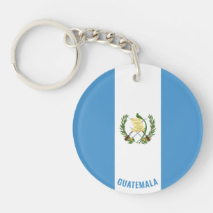 Guatemala Flag Charming Patriotic Key Ring