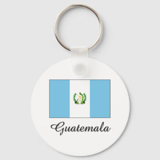Guatemala Flag Design Key Ring