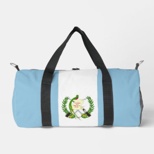 Guatemala flag duffle bag