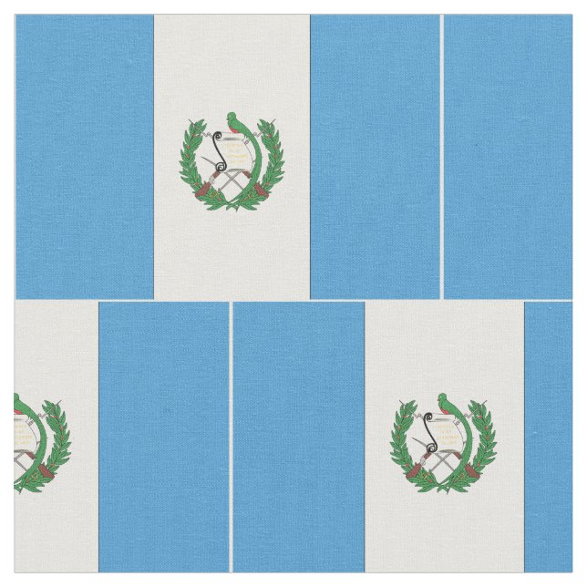 Guatemala Flag Fabric (Close Up)
